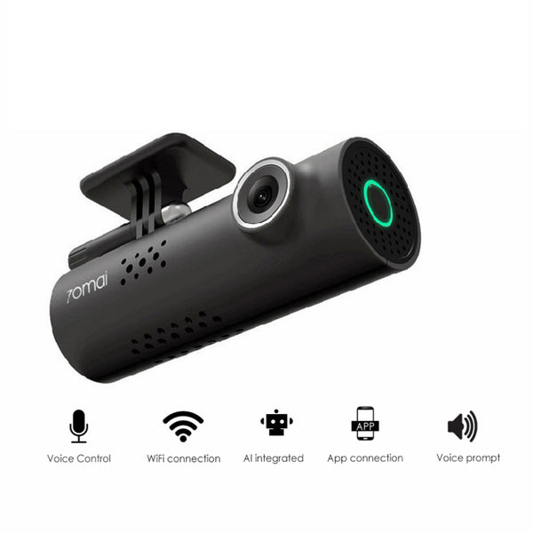 Xiaomi 70 Minutes Smart WiFi DVR 130 Degree Wireless Car Dash Cam 1080P Full HD Night Version G-Sensor Driving Recorder