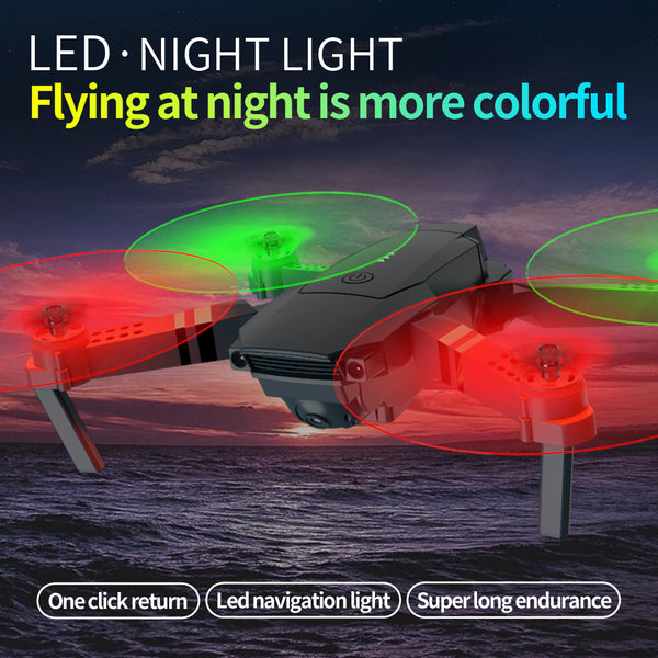 Lighting E58 Folding Drone 4K Aerial Photography HD Quadcopter Wifi Fixed Height Remote Control Aircraft