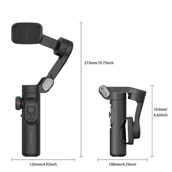 XE 3-Axis Handheld Gimbal Stabilizer Foldable Smartphone Cellphone Video Record Vlog PTZ Stabilizer For IPhone Xiaomi Sa