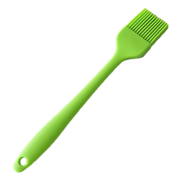 Heat Resistant Silicone Pastry Basting Grill BBQ Barbecue Cooking Oil Brush 8 Inches Green freeshipping - Etreasurs