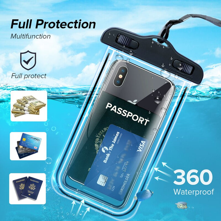 INIU IP68 Universal Waterproof Phone Case Water Proof Bag Mobile Phone Pouch PV Cover For iPhone 12 11 Pro Max Xs Xiaomi Samsung freeshipping - Etreasurs