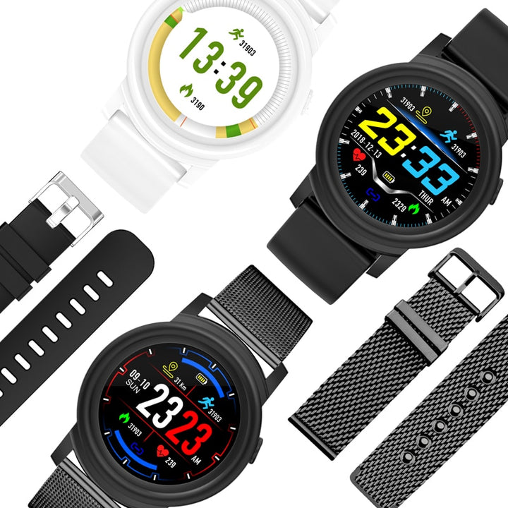 DK02 Round Smartwatch IP67 Waterproof Wearable Device Heart Rate Monitor Color Display Smart Watch For Android IOS freeshipping - Etreasurs