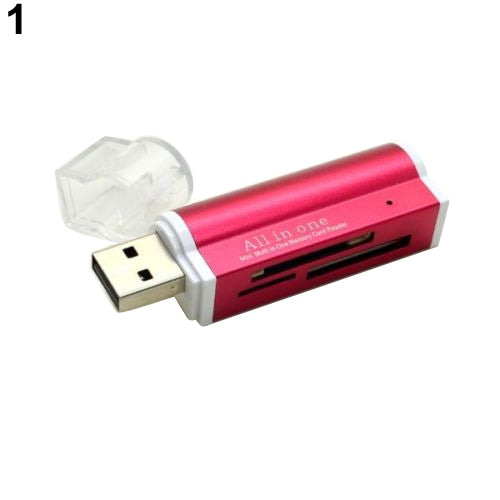 Mini USB 2.0 Multi-Function High Speed Micro SD TF MMC SDHC Memory Card Reader freeshipping - Etreasurs