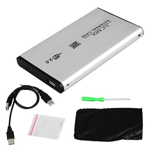 Portable USB 2.0 SATA Case 2.5 Inch Mobile External Hard Disk Drive HDD Enclosure freeshipping - Etreasurs