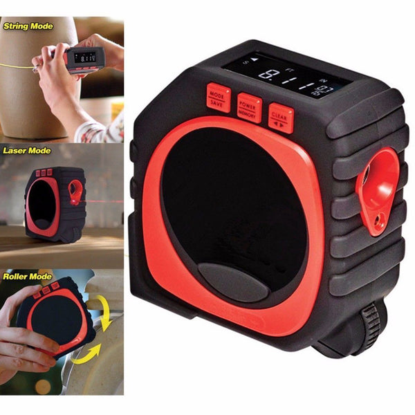 3-in-1 Measure King Digital Tape Sonic Mode/ Roller Mode Measure String freeshipping - Etreasurs