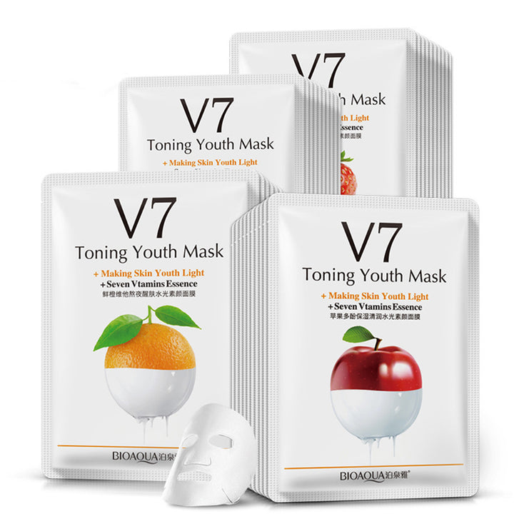 Women Beauty Ultra-Thin Moisture Hydrating Fruit Vitamins Essence Mask Skin Care freeshipping - Etreasurs
