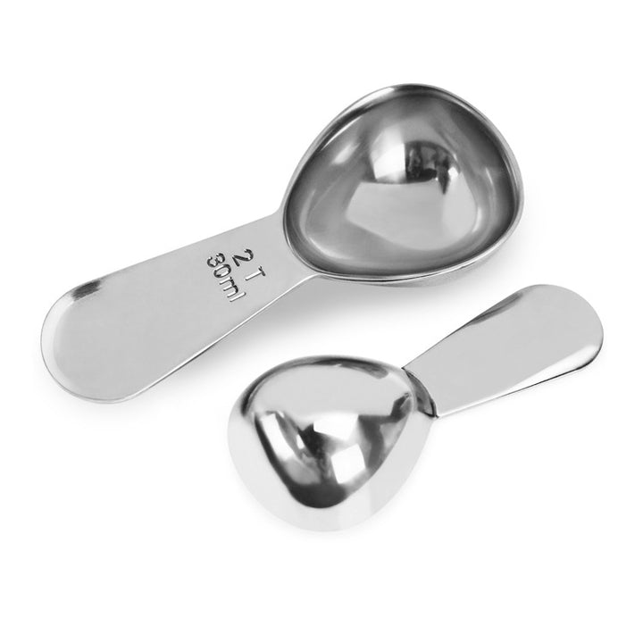 304 Stainless Steel Measuring Spoon Set Coffee Appliance Measuring Spoon Kitchen Baking Tools 15-30ml Scale Spoon freeshipping - Etreasurs