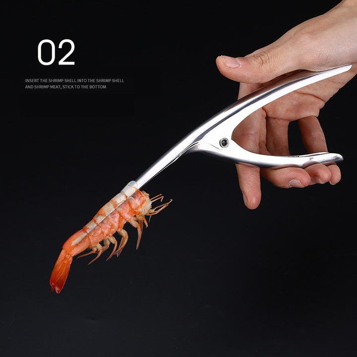 Shrimp Peeler Kitchen Appliances Portable Stainless Steel Shrimp Deveiner Lobster Practical Kitchen Supplies Fishing Knife Tools freeshipping - Etreasurs