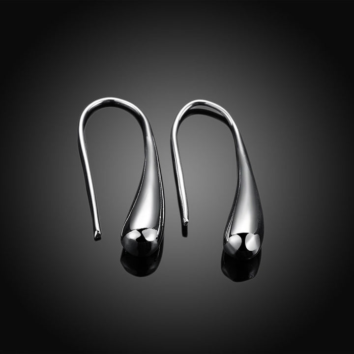 925 Silver Earring Fashion Jewelry Teardrop/Water drop/Raindrop Dangle Earrings For Women Valentine Gifts freeshipping - Etreasurs