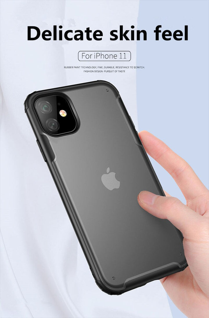For iPhone 11 XS Max 11Pro XR X 8 7 Plus XS Luxury Matte Translucent  Silicone Phone Case Cover freeshipping - Etreasurs