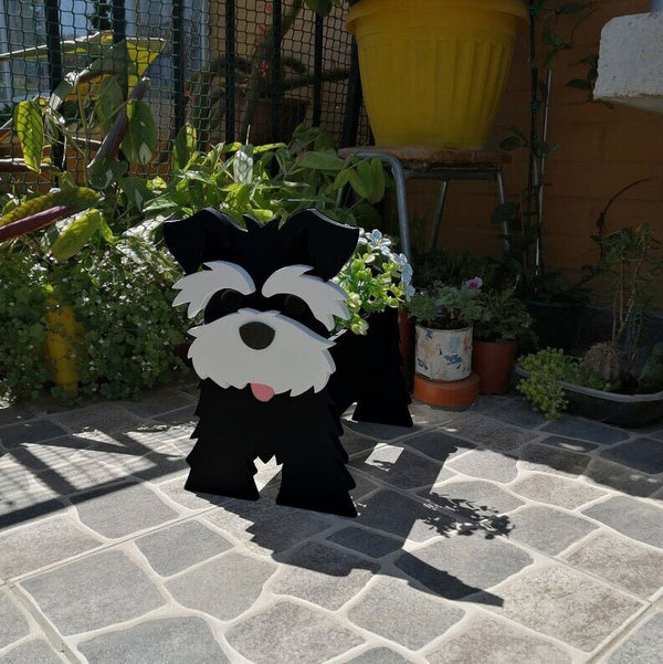 New Supply Garden Art Decoration Dog Flower Pot Planter Cat Stand Flower Pot