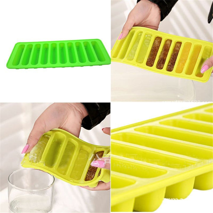 Kitchen Gadgets Silicone Ice Cube Tray Mold Ice Mould Fits For Water Bottle Ice Cream Markers Tools freeshipping - Etreasurs