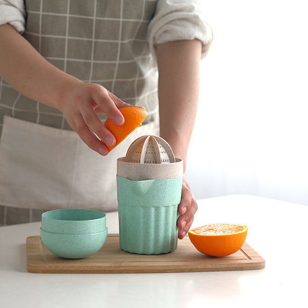 Fresh Lemon Orange Juice Fruit Squeezer Home Manual Juicer Cup Kitchen Tool freeshipping - Etreasurs