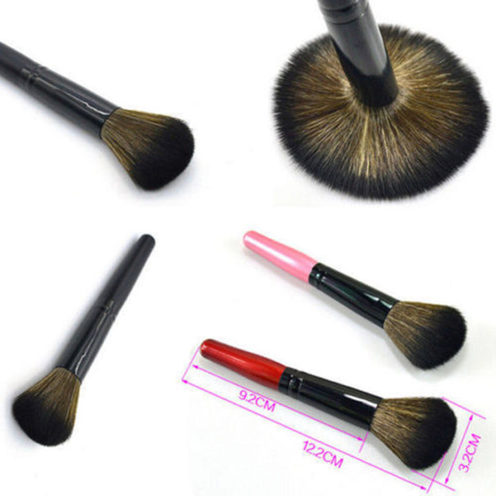Wood Handle Foundation Face Blush Powder Contour Makeup Brush Cosmetic Tool freeshipping - Etreasurs