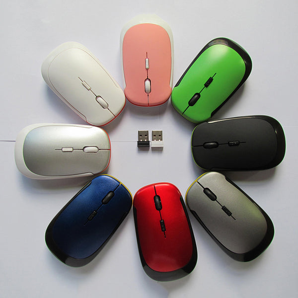 2.4GHz Wireless Optical Ultra-thin Cursor Mouse Mice for Laptop PC with Receiver freeshipping - Etreasurs