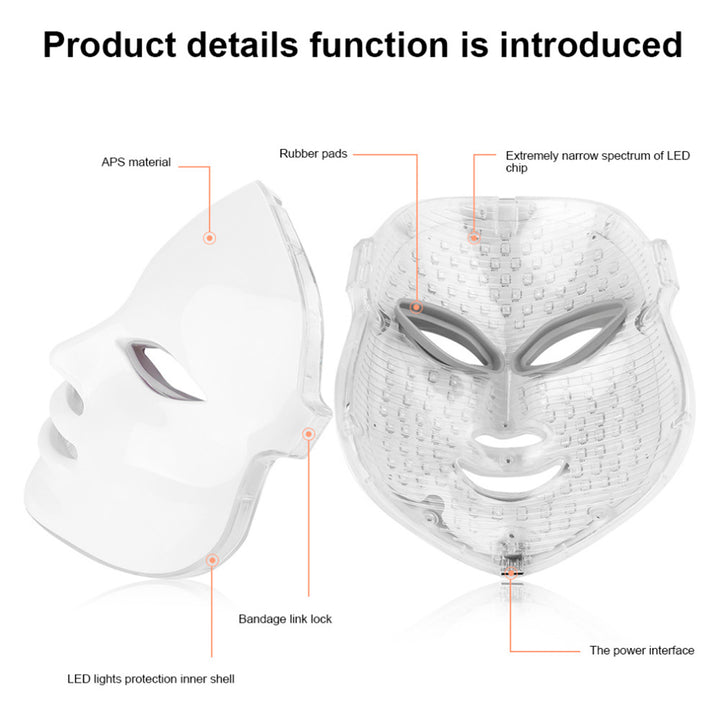 Home Photodynamic LED Facial Mask Multifunctional Skin Rejuvenation Beauty Tool freeshipping - Etreasurs