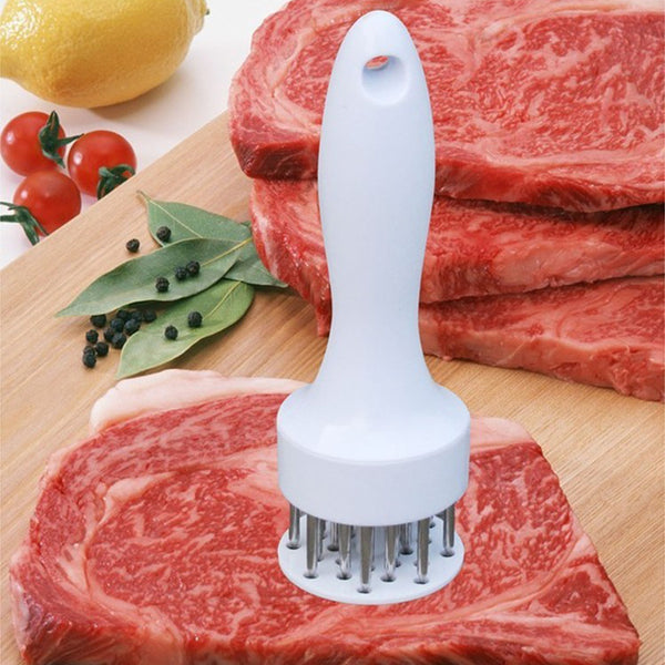 Pro Sharp Stainless Steel Meat Tenderizer Pin Needle Prong Chef Kitchen Tool freeshipping - Etreasurs