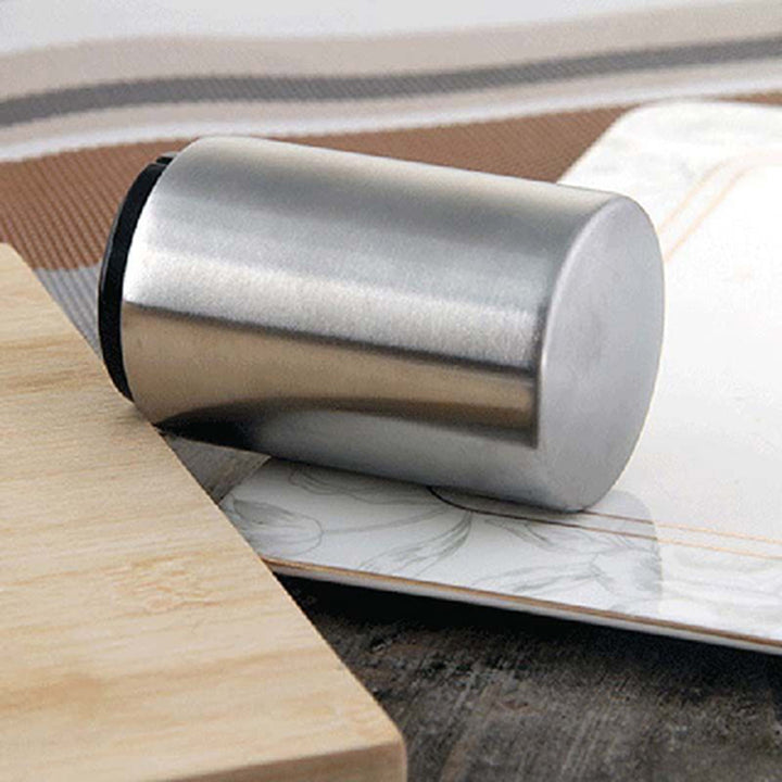 Stainless Steel Automatic Bottle Opener Beer Wine Can Cap Catcher Bar Easy Tool freeshipping - Etreasurs