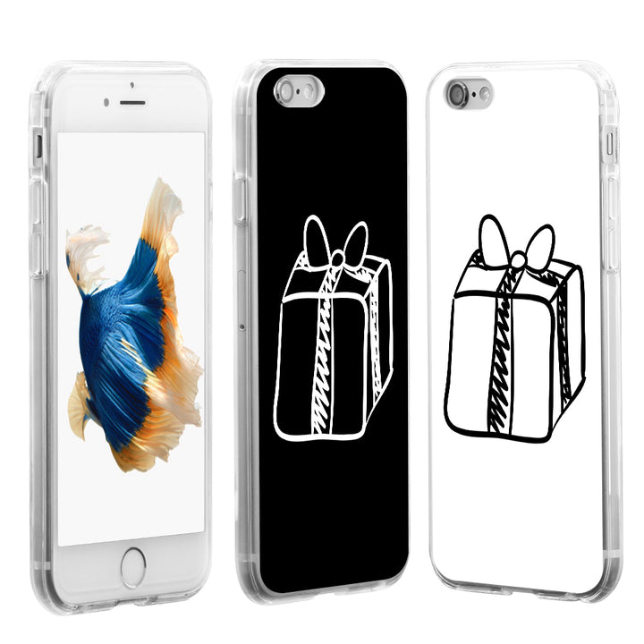 Gift Box Pattern Case Cover for iPhone X 8 Samsung S8 Huawei Mate 9 Xiaomi Redmi freeshipping - Etreasurs