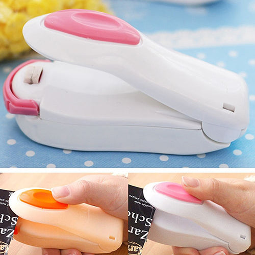 Mini Portable Handheld Heat Sealing Food Plastic Bag Impluse Sealer Kitchen Tool freeshipping - Etreasurs