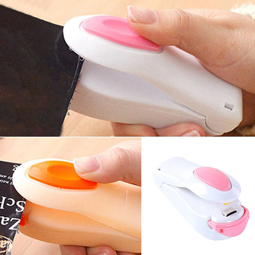 Mini Portable Handheld Heat Sealing Food Plastic Bag Impluse Sealer Kitchen Tool freeshipping - Etreasurs