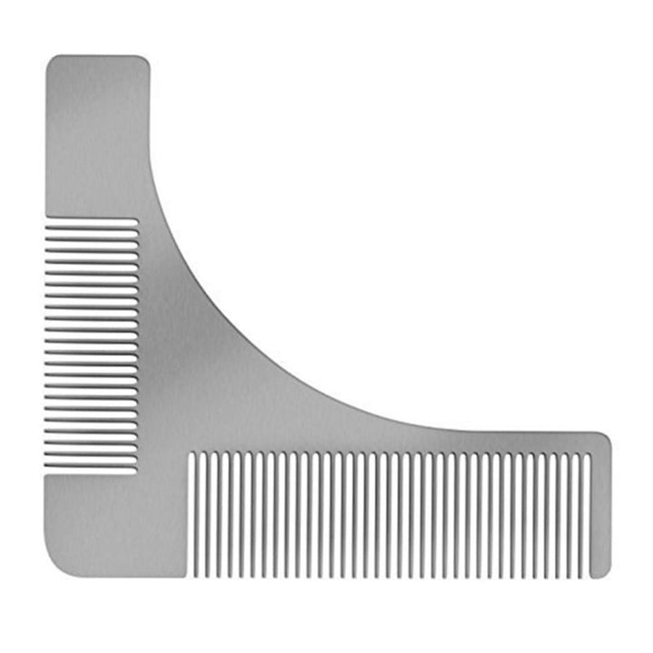 Beard Styling Shaping Shaving Tool Stainless Steel Beard Template Comb Men Gift freeshipping - Etreasurs