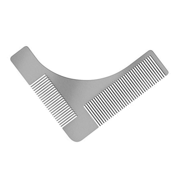 Beard Styling Shaping Shaving Tool Stainless Steel Beard Template Comb Men Gift freeshipping - Etreasurs