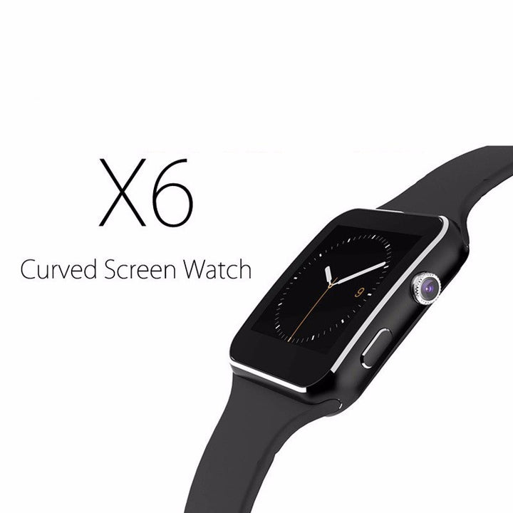 Bluetooth Smart Watch X6 For Apple iPhone Android Phone With Camera Support SIM TF Card freeshipping - Etreasurs