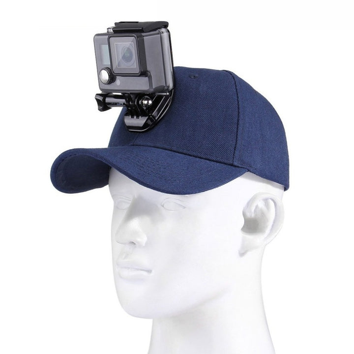Sports Camera Hat For Gopro Accessories Adjustable Cap With Screws And J Stent Base For GoPro HERO 6 5 4 / 5 4 Session freeshipping - Etreasurs