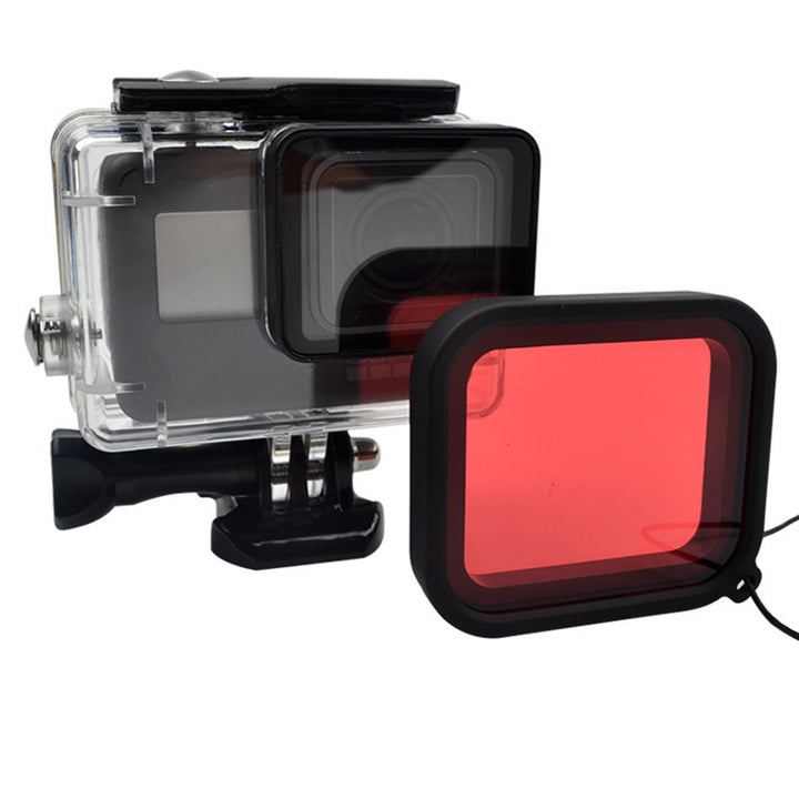 For Gopro Hero6 5 Accessories 30m Waterproof Housing Underwater Diving Case + Red Filter For Gopro Hero 6 5 Camera Mount freeshipping - Etreasurs