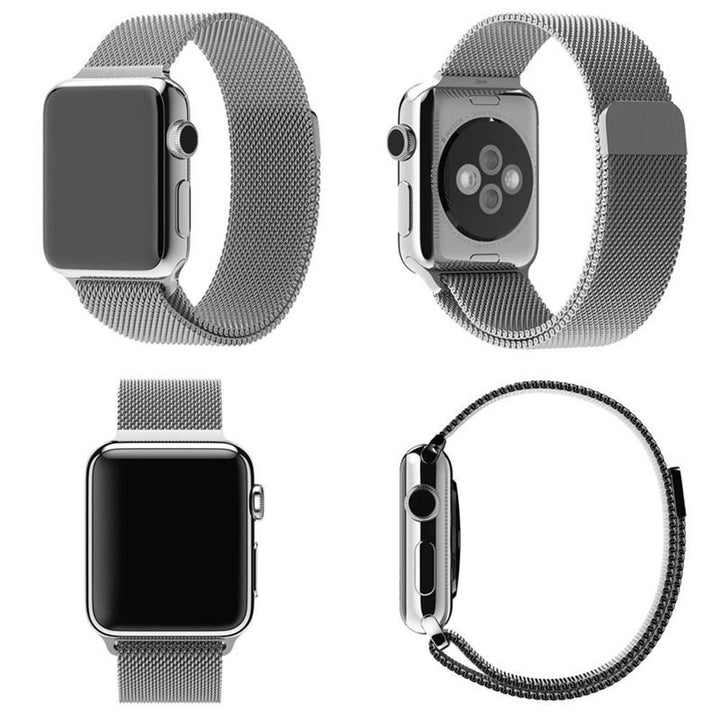 Stainless Steel Watch Band for Apple Watch 42mm VIPMOON Milanese Loop freeshipping - Etreasurs