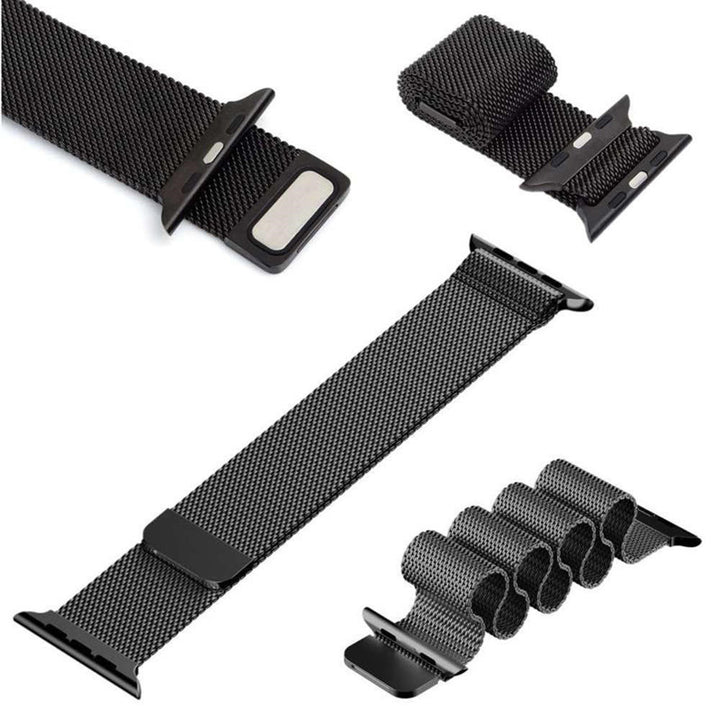 Stainless Steel Watch Band for Apple Watch 42mm VIPMOON Milanese Loop freeshipping - Etreasurs
