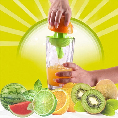 1Pc Portable Hand Manual Tool Orange Lemon Juice Press Citrus Juicer Squeezer freeshipping - Etreasurs