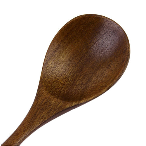 17cm Wooden Wood Spoon Cooking Utensil Coffee Rice Soup Dessert Kitchen Tool freeshipping - Etreasurs