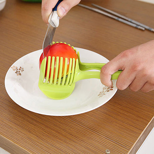 Multifunctional Lemon Tomato Fruit Melon Slicer Chopper Cutter Food Clip Kitchen Tool freeshipping - Etreasurs