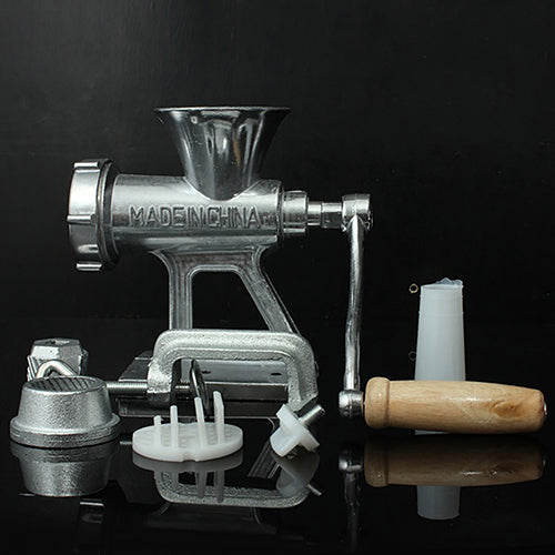 Multifunctional Hand Operating Crank Meat Grinder Heavy Duty Cast Manual Mincer freeshipping - Etreasurs