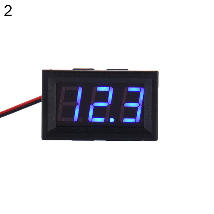 DC 3.2-30V Two-wire Voltmeter LED Panel Digital Display Voltage Meter Device freeshipping - Etreasurs