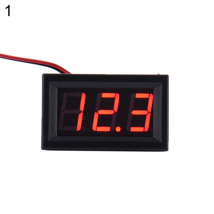 DC 3.2-30V Two-wire Voltmeter LED Panel Digital Display Voltage Meter Device freeshipping - Etreasurs