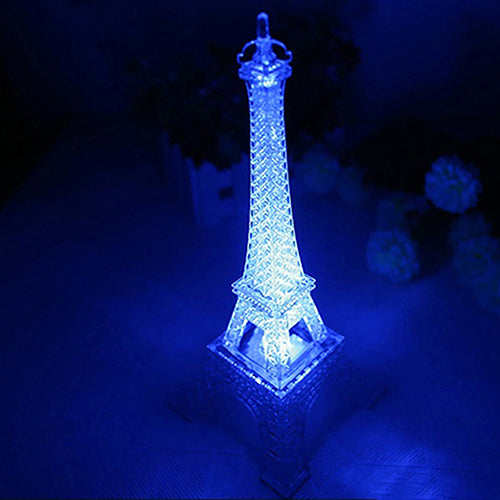 Eiffel Tower Light Colorful Nightlight Birthday Gift Decorative Button Lamp freeshipping - Etreasurs