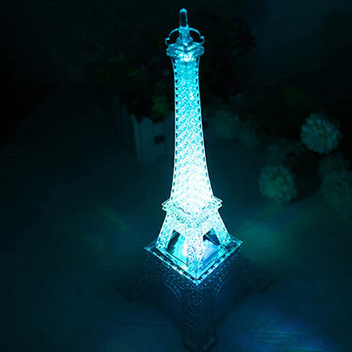 Eiffel Tower Light Colorful Nightlight Birthday Gift Decorative Button Lamp freeshipping - Etreasurs