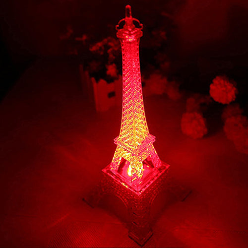 Eiffel Tower Light Colorful Nightlight Birthday Gift Decorative Button Lamp freeshipping - Etreasurs