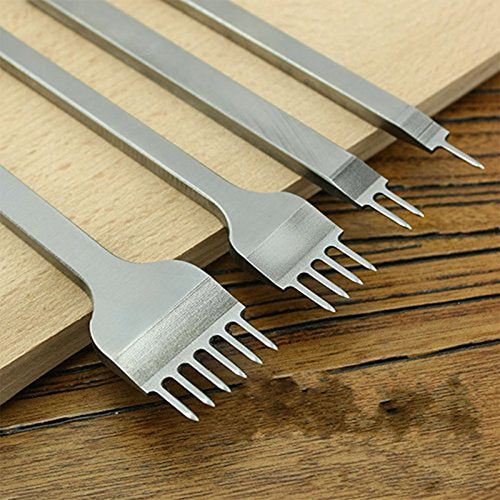 Useful Stainless Steel Rhombus Tooth Chisel Leather Craft DIY Tool Hole Punch freeshipping - Etreasurs