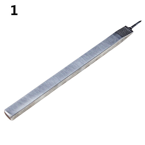 Useful Stainless Steel Rhombus Tooth Chisel Leather Craft DIY Tool Hole Punch freeshipping - Etreasurs