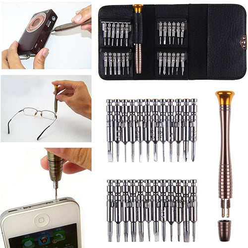 25 in 1 Precision Screwdriver Set Repair Tool for PC Laptop Phone Watch Glasses freeshipping - Etreasurs