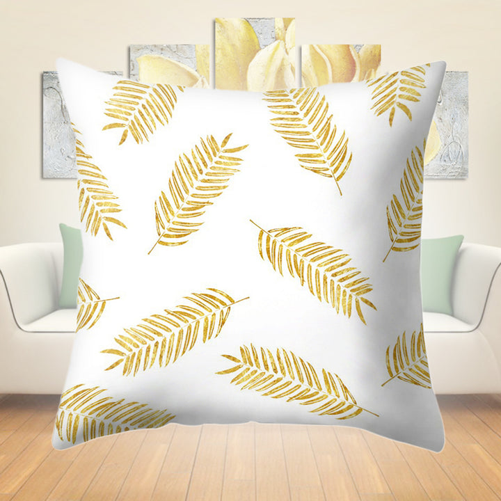 Nordic Palm Leaf Throw Pillow Case Sofa Bed Cushion Cover Home Office Car Decor freeshipping - Etreasurs