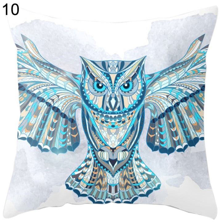 Coloured Drawing Butterfly Elephant Office Decorative Cushion Cover Pillow Cases freeshipping - Etreasurs