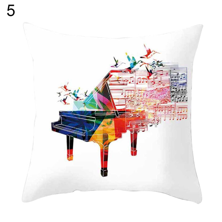 Music Piano Violin Square Throw Pillow Case Cushion Cover Home Sofa Car Decor freeshipping - Etreasurs