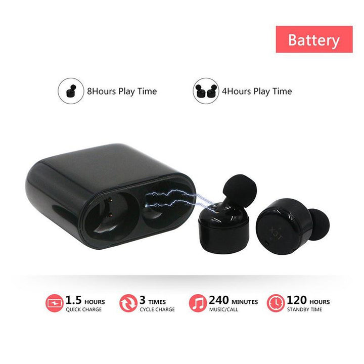 True Wireless Earbuds Mini Bluetooth Earphone 600mAH Charge Box for Android IOS for Xiaomi Phone freeshipping - Etreasurs