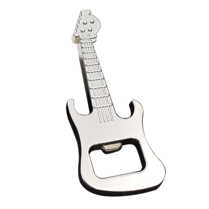 Fashion Portable Alloy Guitar Shaped Beer Bottle Opener Kitchen KTV Bar Gift freeshipping - Etreasurs