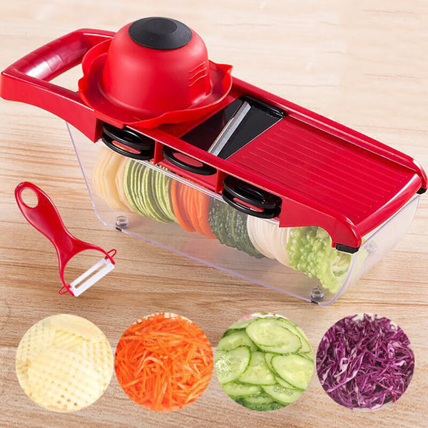 Multi-function Vegetable Slicer Grater Peeler Carrot Potato Cutter Kitchen Tool freeshipping - Etreasurs